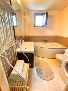 A bathroom at Kathiana cozy apartment