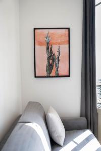 Posteľ alebo postele v izbe v ubytovaní MONACO SEA VIEW APARTMENTS