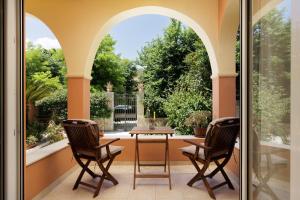 Balkón alebo terasa v ubytovaní Aloe Apartments