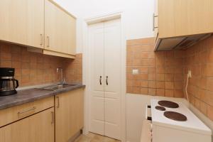 Kuchyňa alebo kuchynka v ubytovaní Aloe Apartments