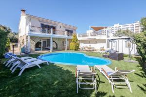 Fotografie z fotogalerie ubytování Moderne Villa, Pool+Meerblick,schnelles Wifi,Klima v destinaci Calas de Mallorca