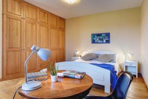 Ein Bett oder Betten in einem Zimmer der Unterkunft Villa Lucia