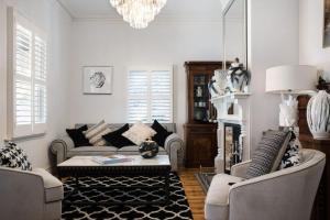 Posezení v ubytování The Luxe Daylesford