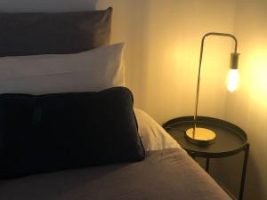 Posteľ alebo postele v izbe v ubytovaní Appartement Élégant à 2 Pas de la Mer
