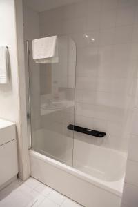 A bathroom at I Cigni