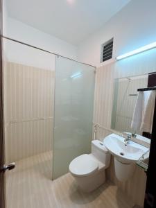 Vonios kambarys apgyvendinimo įstaigoje Nam A Hotel - Central City