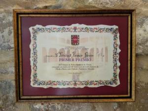 Certifikát, hodnocení, plakát nebo jiný dokument vystavený v ubytování Habitación en casa con encanto, Úbeda