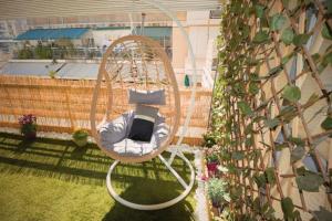 A garden outside Cozy Apartment in the heart of Athens!