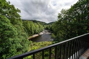 a view of a river from a bridge at Gatehouse, Bridge of Balgie, Glenlyon 