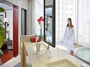 Koupelna v ubytování SSAW Boutique Hotel Shanghai Hongkou