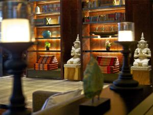 Posezení v ubytování SSAW Boutique Hotel Shanghai Hongkou