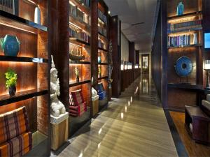 Posezení v ubytování SSAW Boutique Hotel Shanghai Hongkou