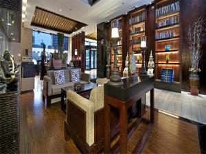 Posezení v ubytování SSAW Boutique Hotel Shanghai Hongkou