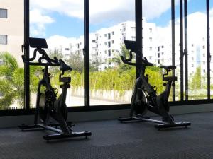 Fitness centrum a/nebo fitness zařízení v ubytování Cipres Deluxe