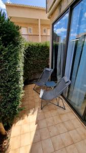 Balkón alebo terasa v ubytovaní Studio avec terrasse à Sanary