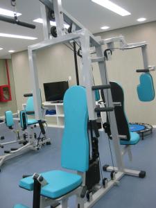 Fitness centrum a/nebo fitness zařízení v ubytování Porto Real Suites