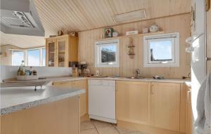 Kuchyň nebo kuchyňský kout v ubytování 3 Bedroom Lovely Home In Frøstrup + 18 fotografií