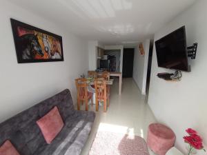 Zona de estar de Apartamento Paraíso Cafetero