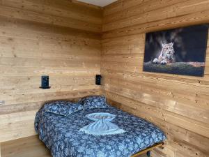 Posteľ alebo postele v izbe v ubytovaní L'apparté de G, Gîte 3 étoiles de montagne cosy