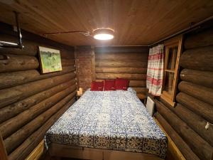 Postel nebo postele na pokoji v ubytování Trepimäe Holiday House