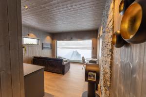 TV a/nebo společenská místnost v ubytování Varanger View