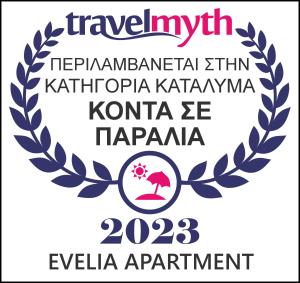 Certifikát, hodnocení, plakát nebo jiný dokument vystavený v ubytování Evelia Apartment