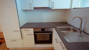 Kuchyň nebo kuchyňský kout v ubytování Ferienhaus Rimsgrund