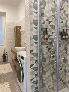 A bathroom at Valtellina Vacanze