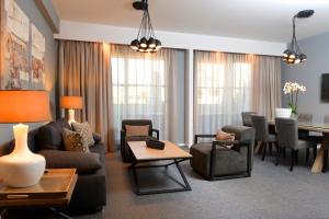 A seating area at Airotel Stratos Vassilikos Hotel