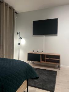 Telewizja i/lub zestaw kina domowego w obiekcie Harmonia Apartments