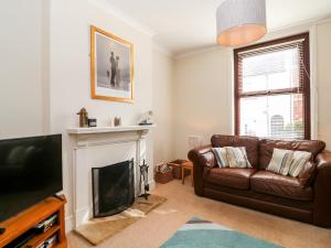 Et opholdsområde på Quay Cottage