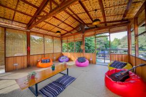 Χώρος καθιστικού στο Ostello Bello Bagan Pool
