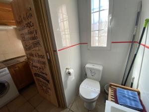 Koupelna v ubytování Casa Duna