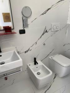 Koupelna v ubytování B&B Terra Marique