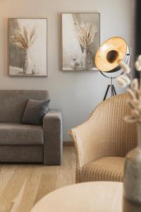 Een zitgedeelte bij Boutique Hotel 'Hof ter Duinen'