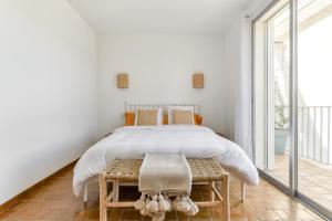 Villa Cavi - Olivier tesisinde bir odada yatak veya yataklar
