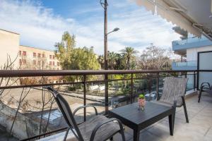 A balcony or terrace at Anita Luxury Apartment