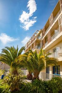 Balkón nebo terasa v ubytování Best Western Arcachon Le Port