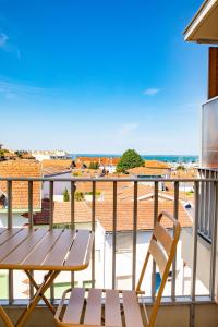 Balkón nebo terasa v ubytování Best Western Arcachon Le Port