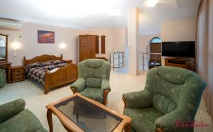 TV a/nebo společenská místnost v ubytování Hotel Chuchulev + 37 fotografií