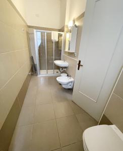 Koupelna v ubytování Hotel Terzo Crotto