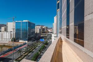 Γενική άποψη της πόλης Μέκκα ή θέα της πόλης από  αυτό το ξενοδοχείο