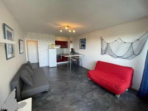Η κουζίνα ή μικρή κουζίνα στο Le Voilier - Appartement vue mer