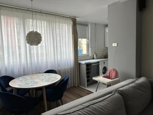 Posezení v ubytování Mały Kwadrat Tychy