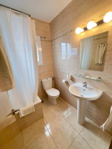 Koupelna v ubytování Hotel Cabello