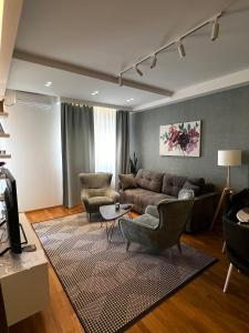 Posezení v ubytování Real Apartment Banovci