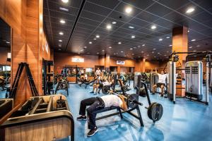 Fitness centrum a/nebo fitness zařízení v ubytování La Palma Princess