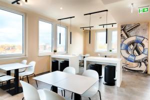 Posezení v ubytování B&B Hotel Emden