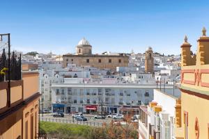 A general view of Chiclana de la Frontera or a view of the city taken from the holiday home