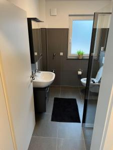 Koupelna v ubytování Ferienwohnung Elaini